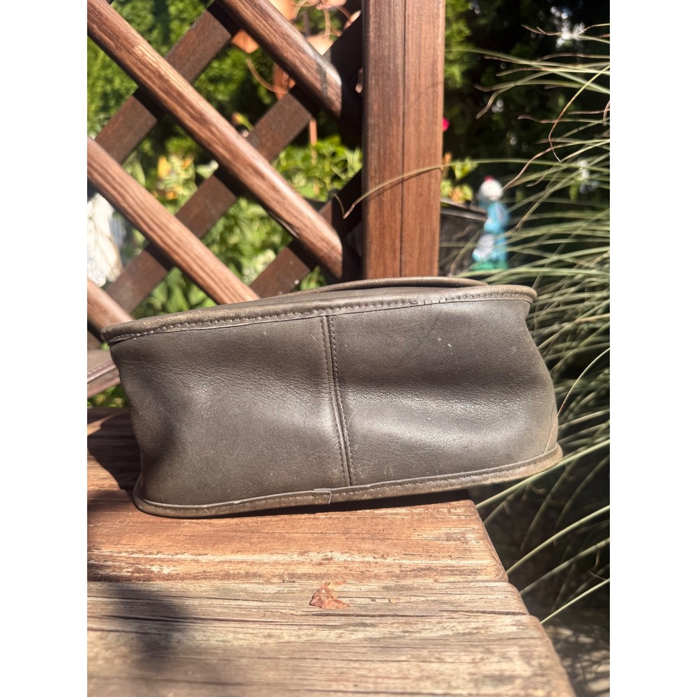 Coach Vintage Classic Shoulder Bag Flannel Grey New York City NYC 70's 80's - Picture 7 of 9
